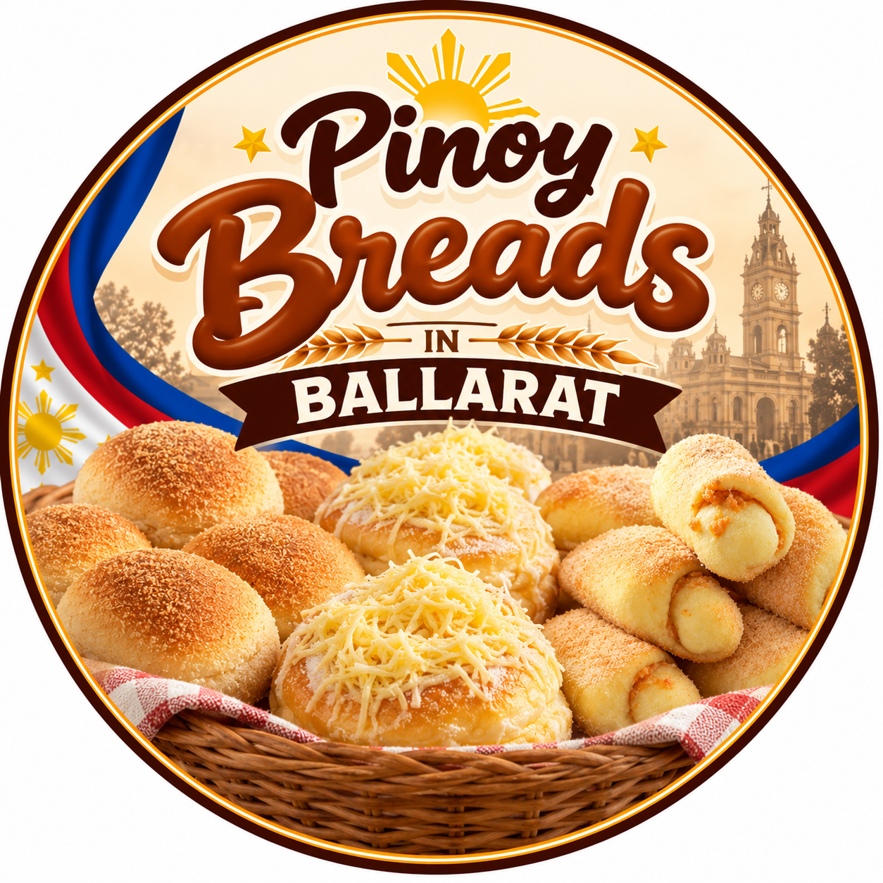 Pinoy Breads in Ballarat logo